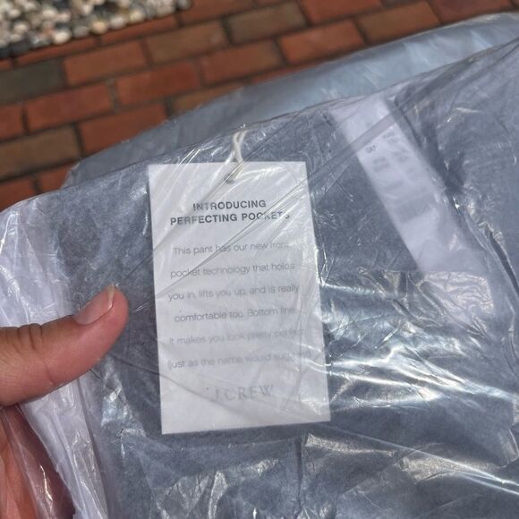 J Crew Faux Leather Kate Straight Leg Pants NWT - Picture 6 of 7